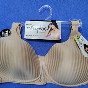 Playtex Women's Perfectly Smooth Full-Coverage Wireless T-Shirt Bra